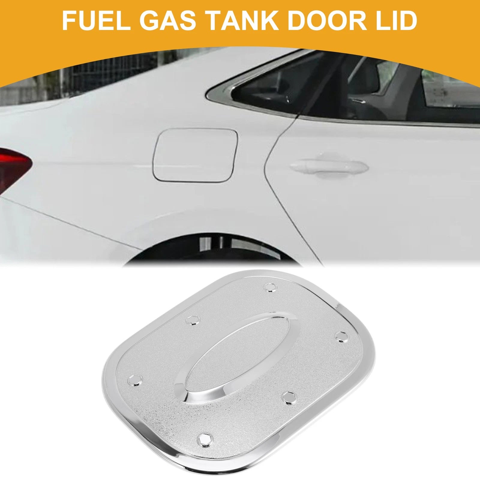 Fuel Tank Door Cap for Buick Envision (2020–2025) Chrome Silver Tone