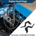 Hood Hinges for Hyundai Elantra 2017-2020 Front Bonnet Bracket 1 Pair