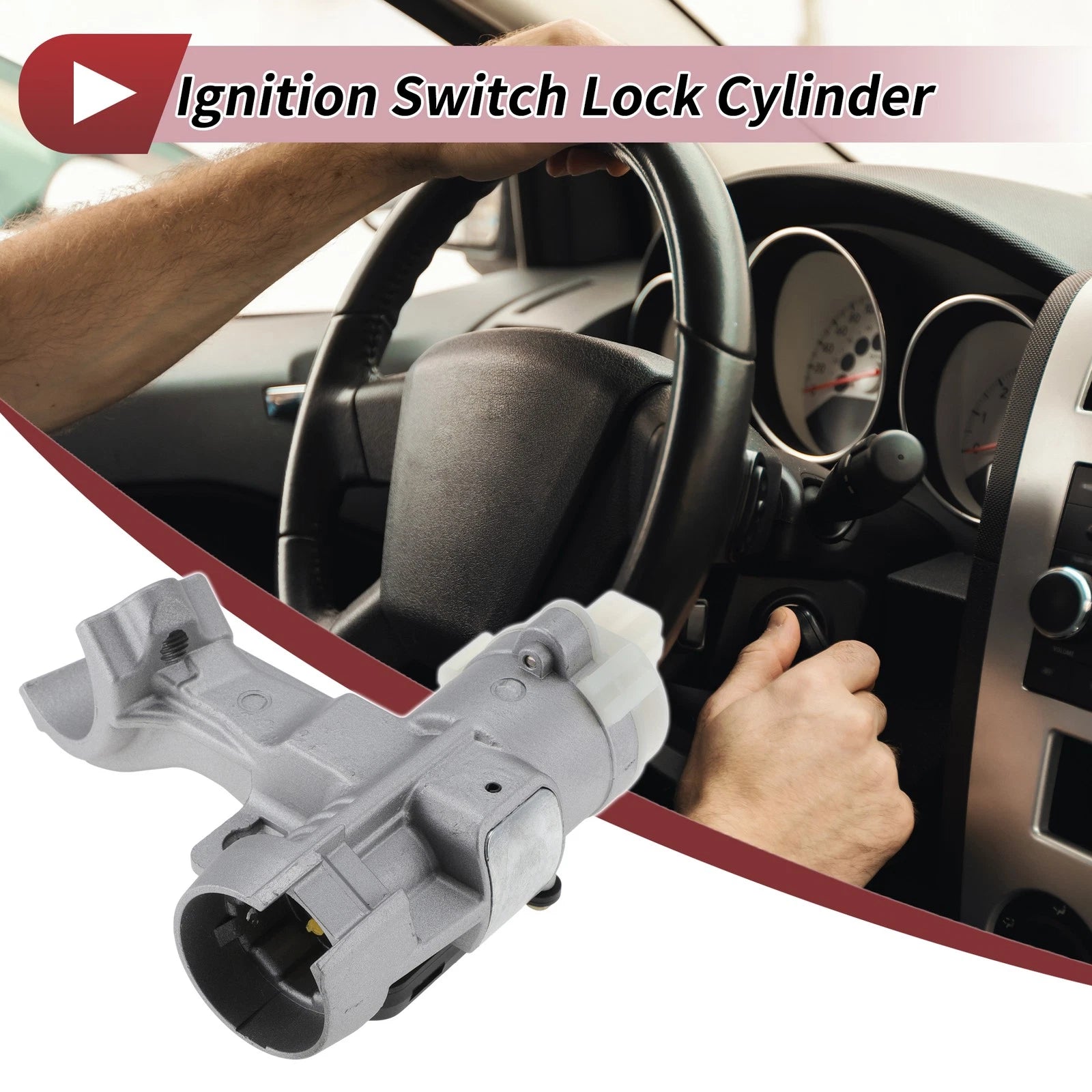 Set of 2 Ignition Lock Cylinders for Hyundai Accent (2010–2017) No.819101E030