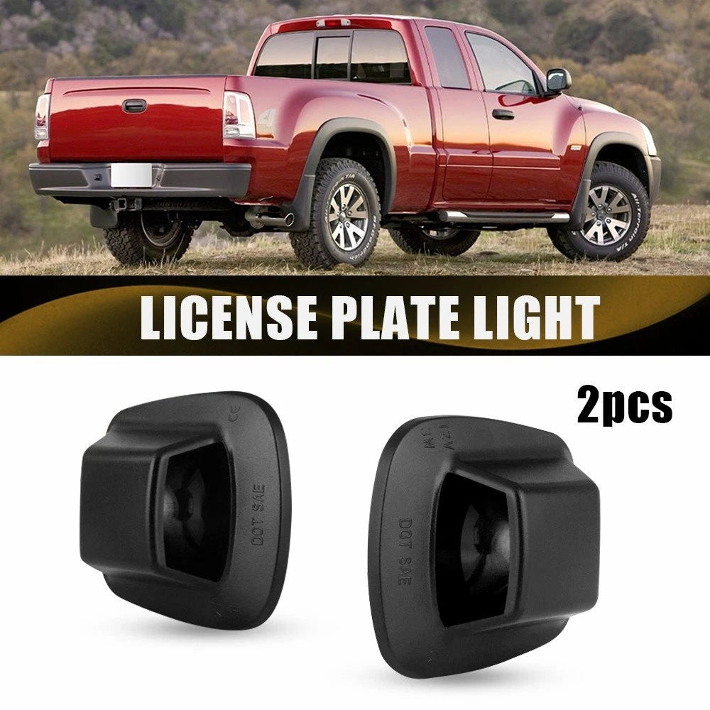 2X LED License Plate Light Housing for Mitsubishi Raider (2006–2009)