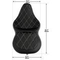 Driver Passenger Seat for Harley Touring Electra Glide FLHT (2009-2023)