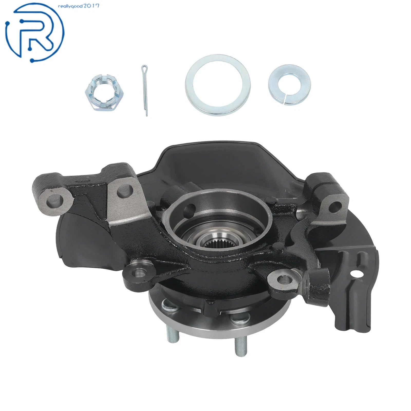 Front Left Steering Knuckle & Wheel Hub Bearing 698-455 for Hyundai Sonata (2011)