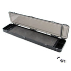 Tackle Box for Carp Fishing (34.5cm) - Black with Compartments Organizer