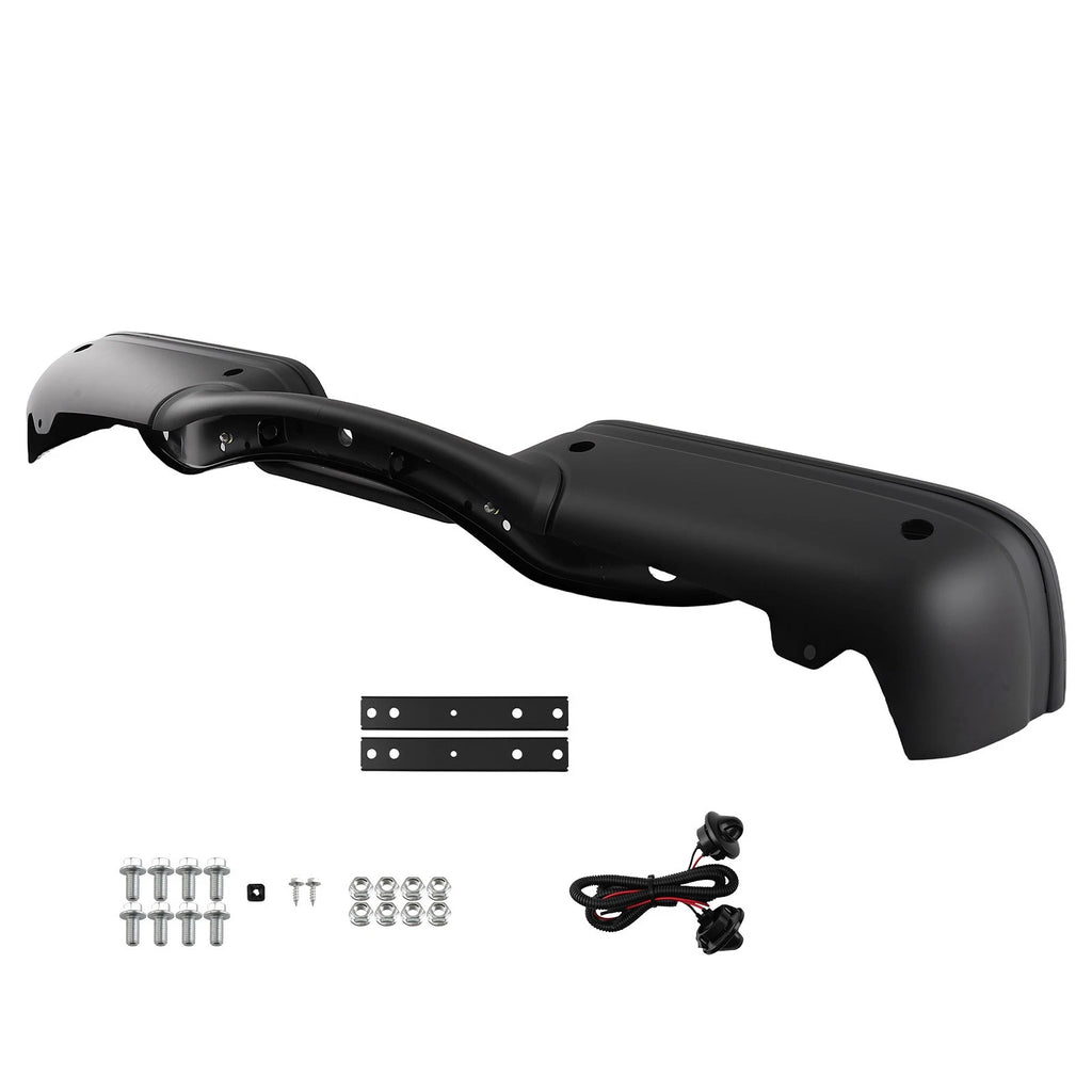 Black Rear Bumper for Ford F-250/F-350 Super Duty (1999–2007) Steel