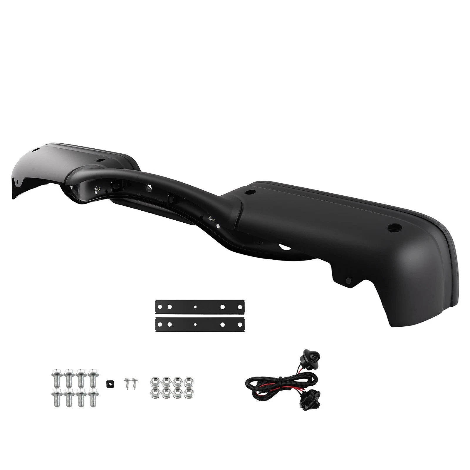 Black Rear Bumper for Ford F-250/F-350 Super Duty (1999–2007) Steel