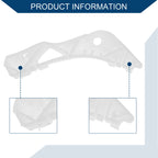 1pc Left Front Bumper Support Bracket No.GJ6A50E12C for Mazda 6 (2003–2008)