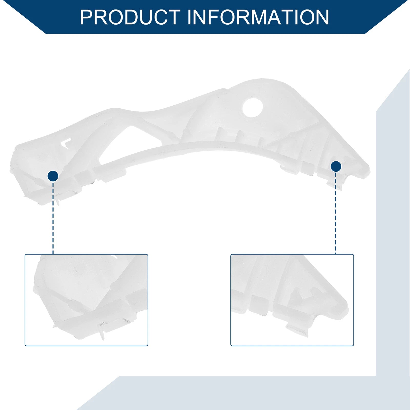 1pc Left Front Bumper Support Bracket No.GJ6A50E12C for Mazda 6 (2003–2008)