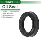 Set of 5 Oil Seal Ring NBR Rubber 20x28x4.5mm for Automotive Applications