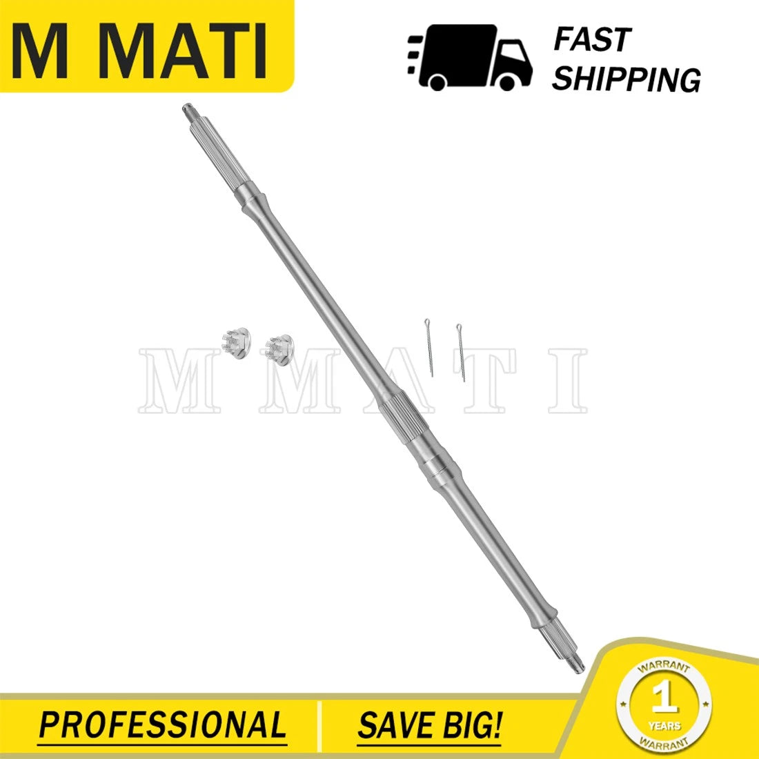 Rear Axle Shaft for Yamaha Kodiak 450 YFM450FA 4WD (2003–2004)