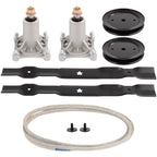 Deck Spindle Blade Belt Kit for Husqvarna LTH1842 LTH2142 TS242 TS243 (42")