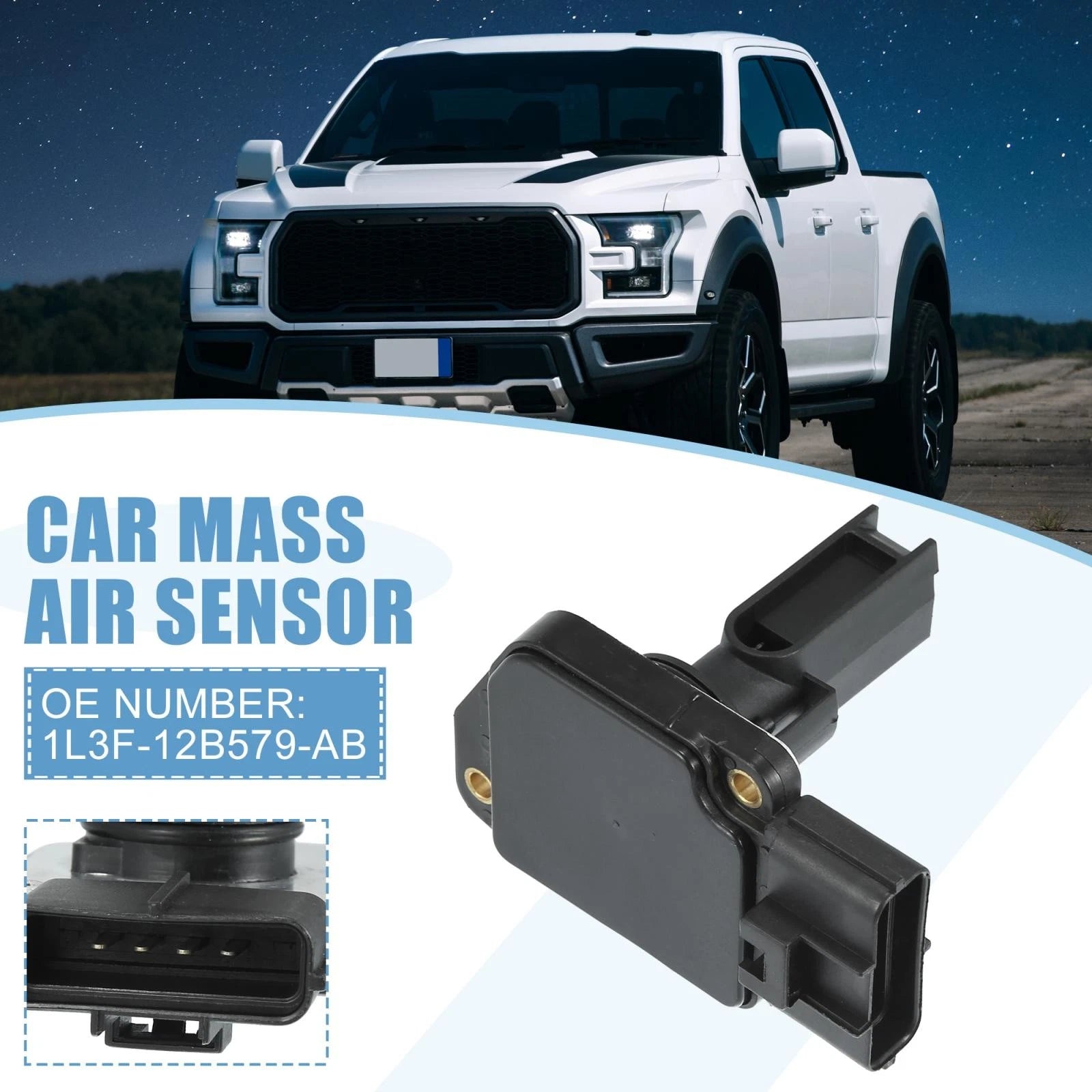Mass Air Flow Sensor MAF for Ford (2003–2004) 1L3F-12B579-AB