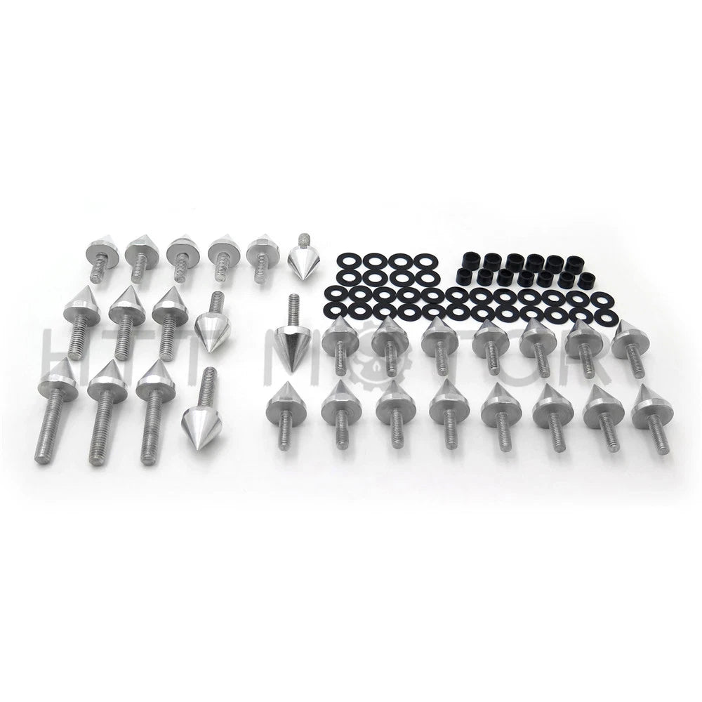 Fairing Bolt Kit for Suzuki GSXR 600 (2001–2003) - Silver