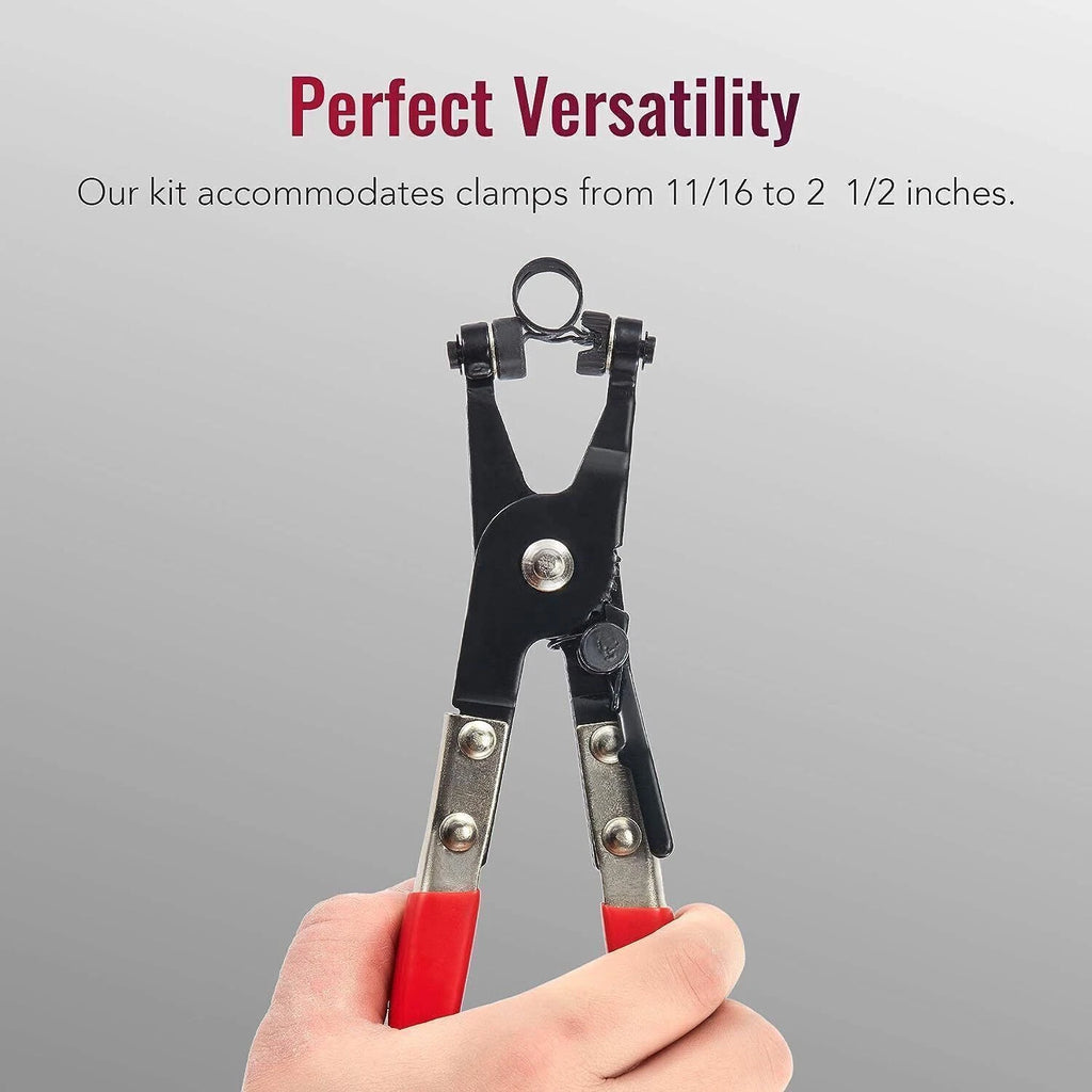 Set of 2 Flexible Hose Clamp Plier Tools for Automotive (Universal)
