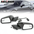 Power Mirrors Set for Ford Mustang (2015–2020) Black