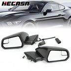 Power Mirrors Set for Ford Mustang (2015–2020) Black
