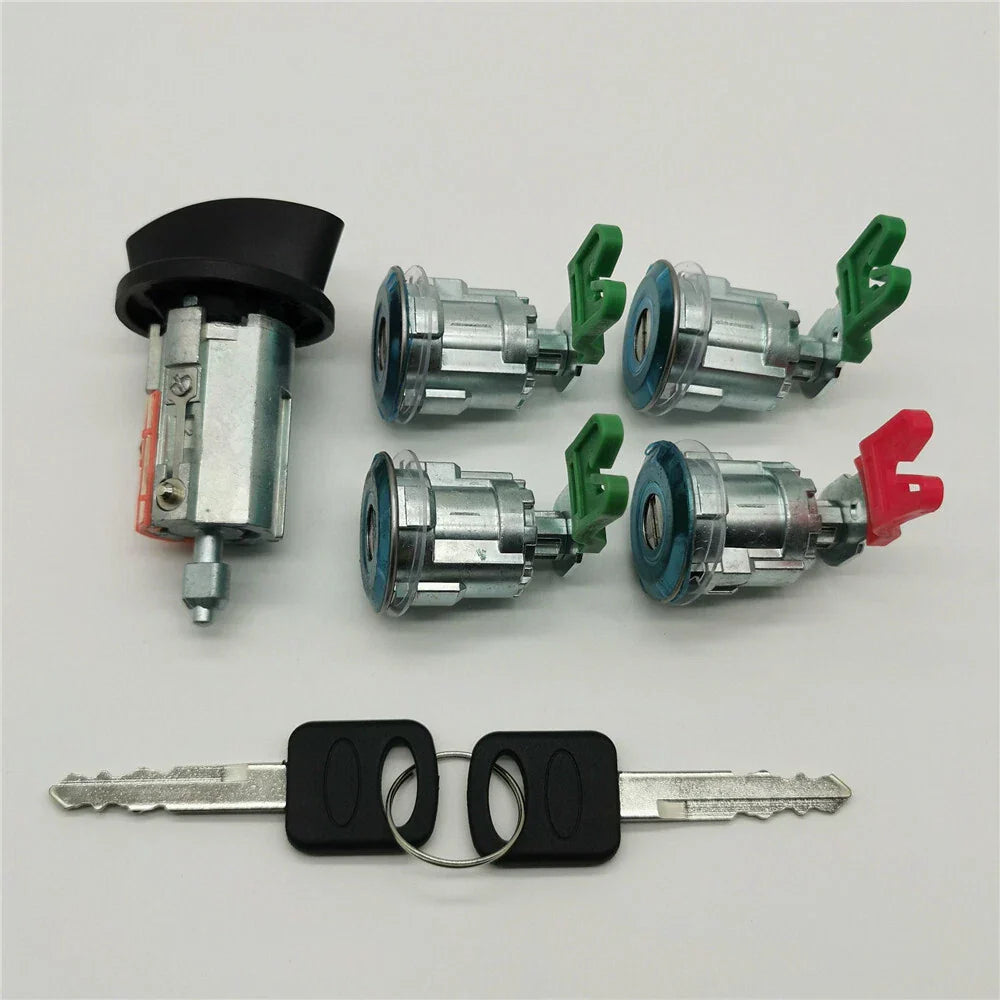 Ignition Cylinder & 4 Door Lock Kit for Ford Econoline Van (1997-2020)