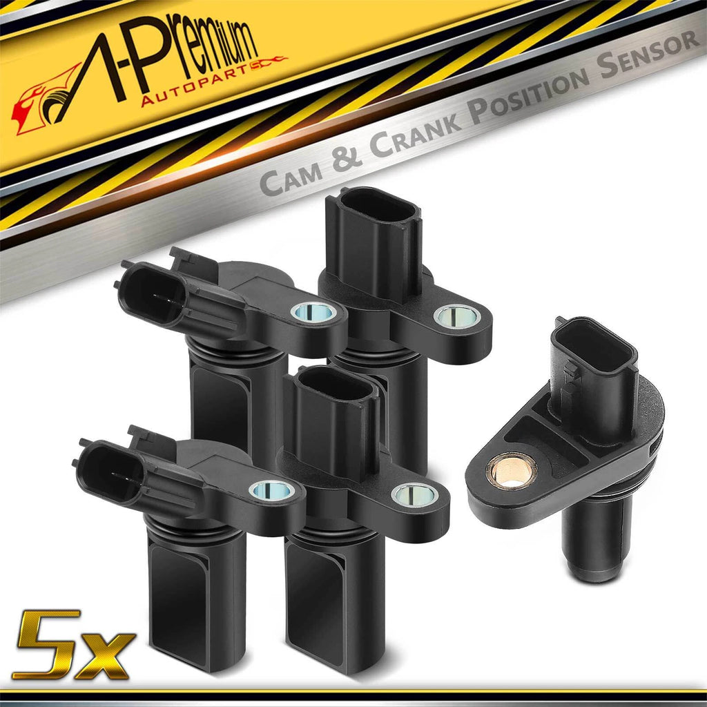 Crankshaft & 4X Camshaft Position Sensors for Nissan Frontier (2020)