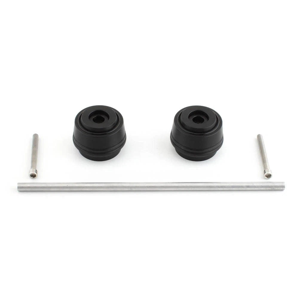 Front Wheel Axle Fork Slider Crash Protector for Zontes Shengshi 368 D E M (2019–2023) Black