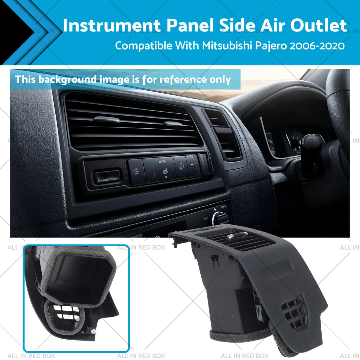 Instrument Panel Side Air Outlet 8030A060 for Mitsubishi Pajero (2006–2020)