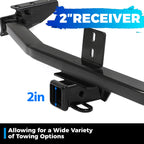 Trailer Hitch Receiver Class 3 for Acura MDX (2001–2006) Honda Pilot (2003–2008) #55336