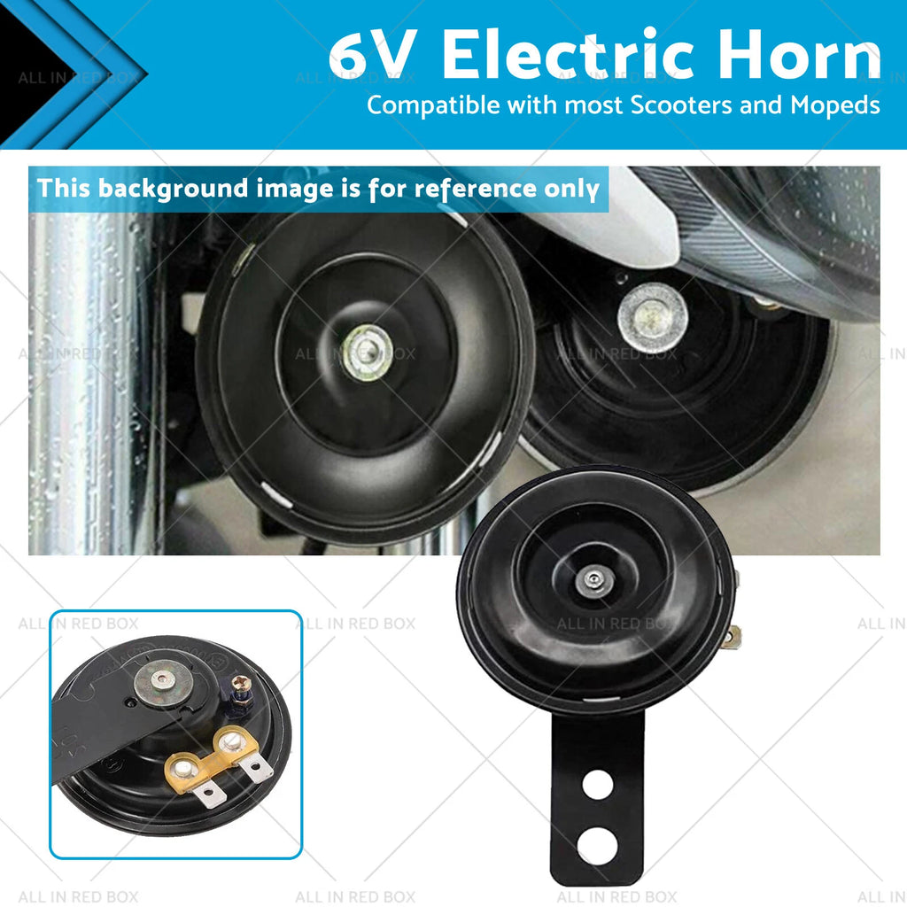 6V Universal Motorcycle Horn for Suzuki Gokart Buggy Scooter Yamaha (All Years)