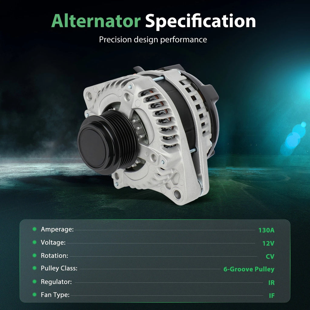 130A Aluminum Alternator for Honda Odyssey (2011–2013)