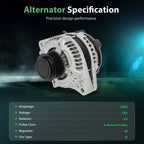 130A Aluminum Alternator for Honda Odyssey (2011–2013)