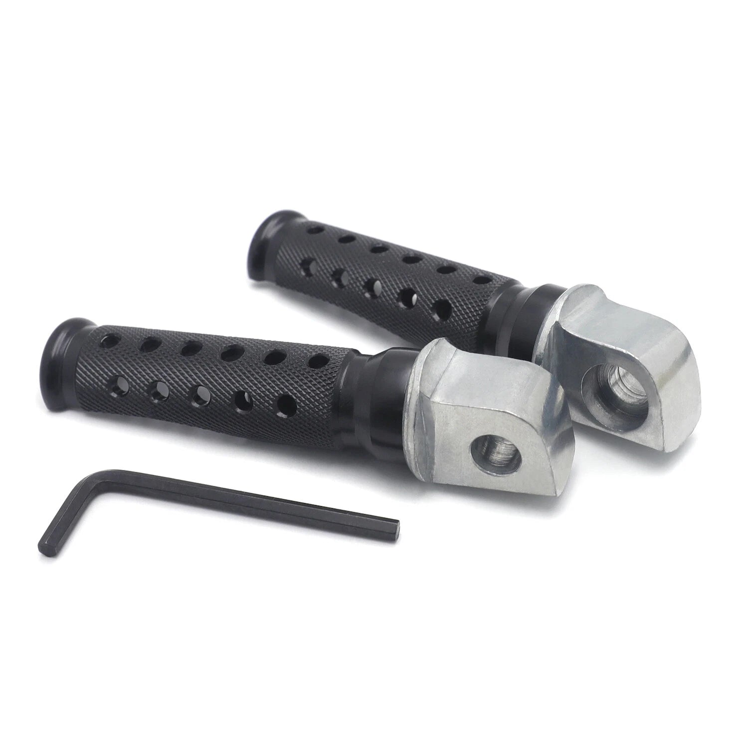 Black Rear Foot Pegs for Kawasaki EX250 (1988–1998), ZX-9R (1994–1998), ZX-11 (1987–1995), ZX750 Ninja