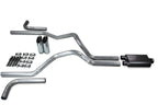 Dual Exhaust Kit for Ford F-150 (1998–2003) 2.5" Side Exit Slash Tips
