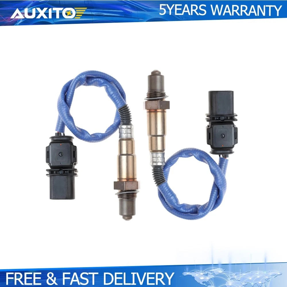Set of 2 OEM DY1185 Oxygen Sensors 5-Wire 8F9Z-9F472-H for Ford Lincoln
