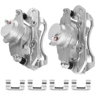 Front Brake Calipers and Brackets for Ford Focus (2008–2011) 18-B5068 Silver