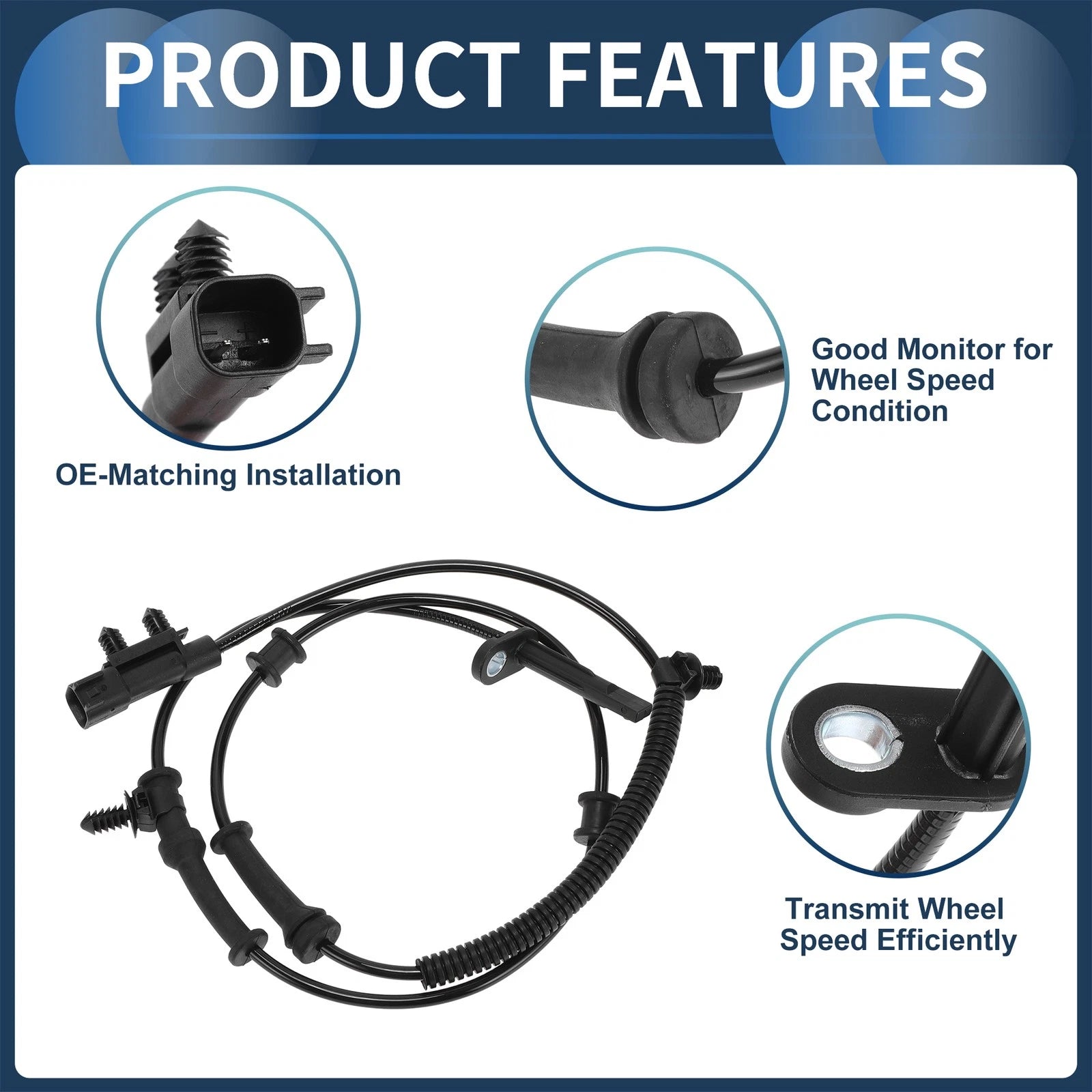 ABS Wheel Speed Sensor No. 68250893AA for Jeep Grand Cherokee (2011–2020)