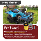 2X Air Filter & Cage Holder Mount for Suzuki Quadsport Z250 LTZ250 (2004–2009)
