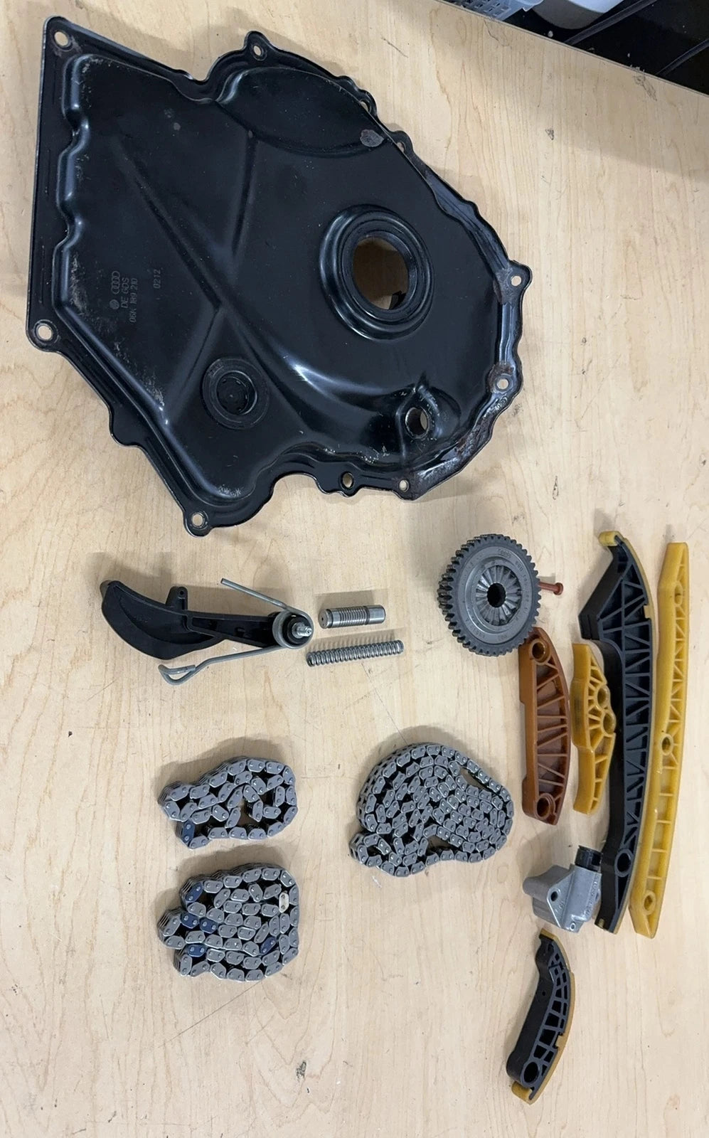 Timing Cover Chain Gear Kit for Audi VW 2.0L TFSI Jetta GTI A4 (2009–2015)