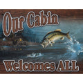 Vintage Replica Tin Metal Sign for Cabin Lodge Bar (1667 D)