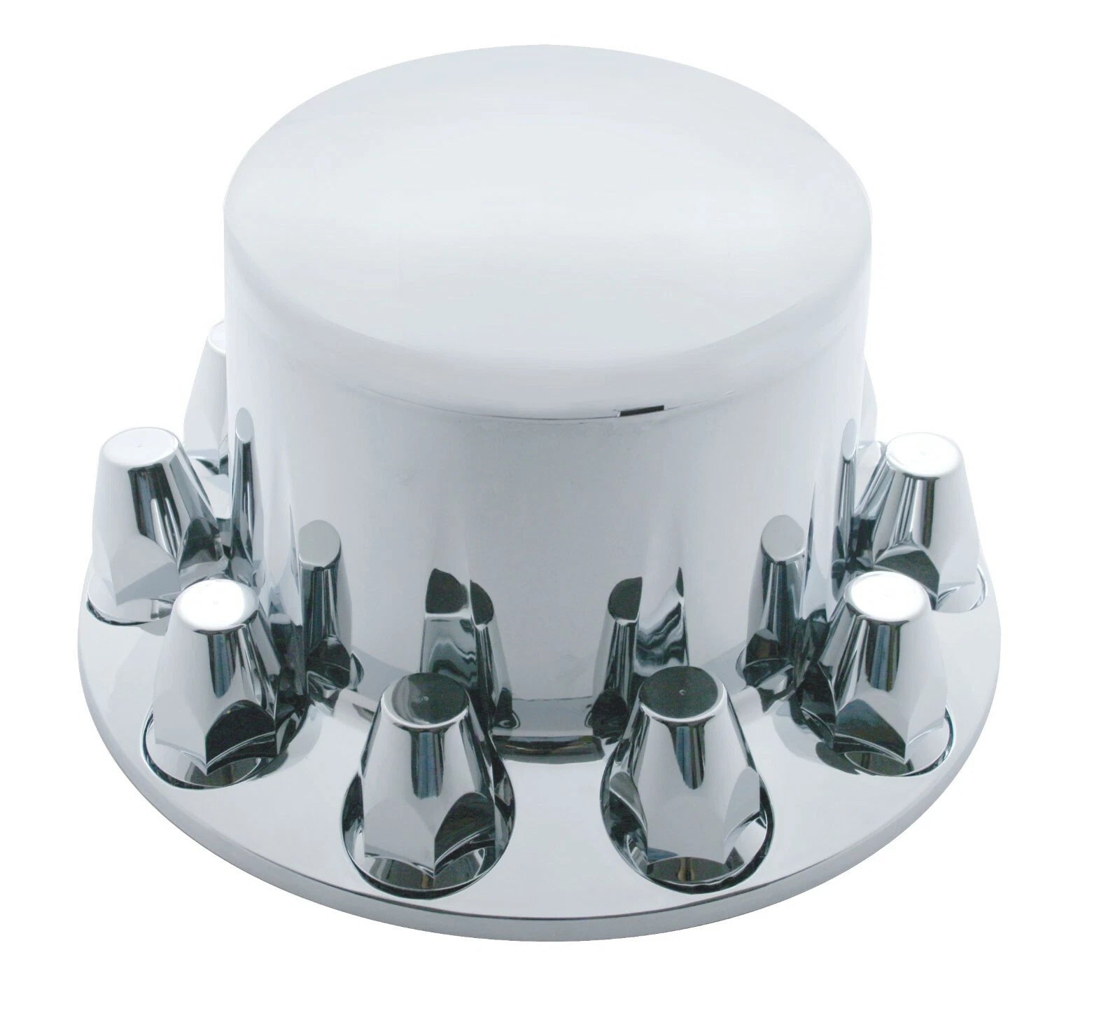 Axle Covers Front Rear Kit with Chrome Hubcaps for Ford F Series (1990–2024)
