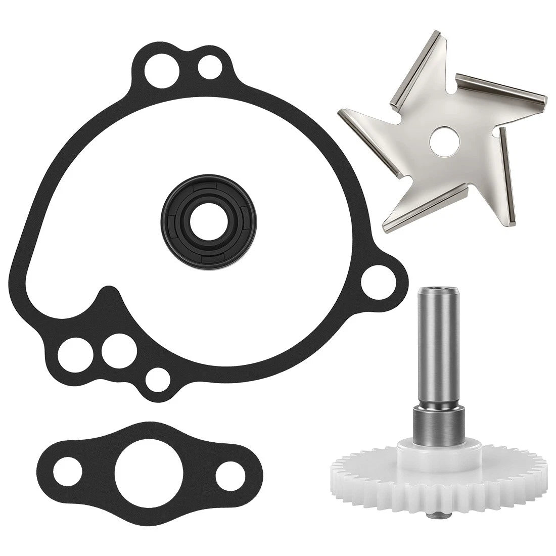 Water Pump Impeller Gear Rebuild Kit Gasket Oil Seal for Kawasaki KX65 (2006–2024)