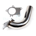 2.5" T3 T4 Universal Turbo Exhaust Pipe 90 Degree Stainless Steel