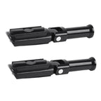Rear Footpegs Bracket Black for Harley Softail Deluxe Fat Boy (2018-2025)