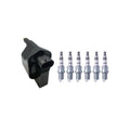Set of 6 Hitachi Ignition Coils & NGK Iridium Spark Plugs for Ram 1500 (1994–2001)