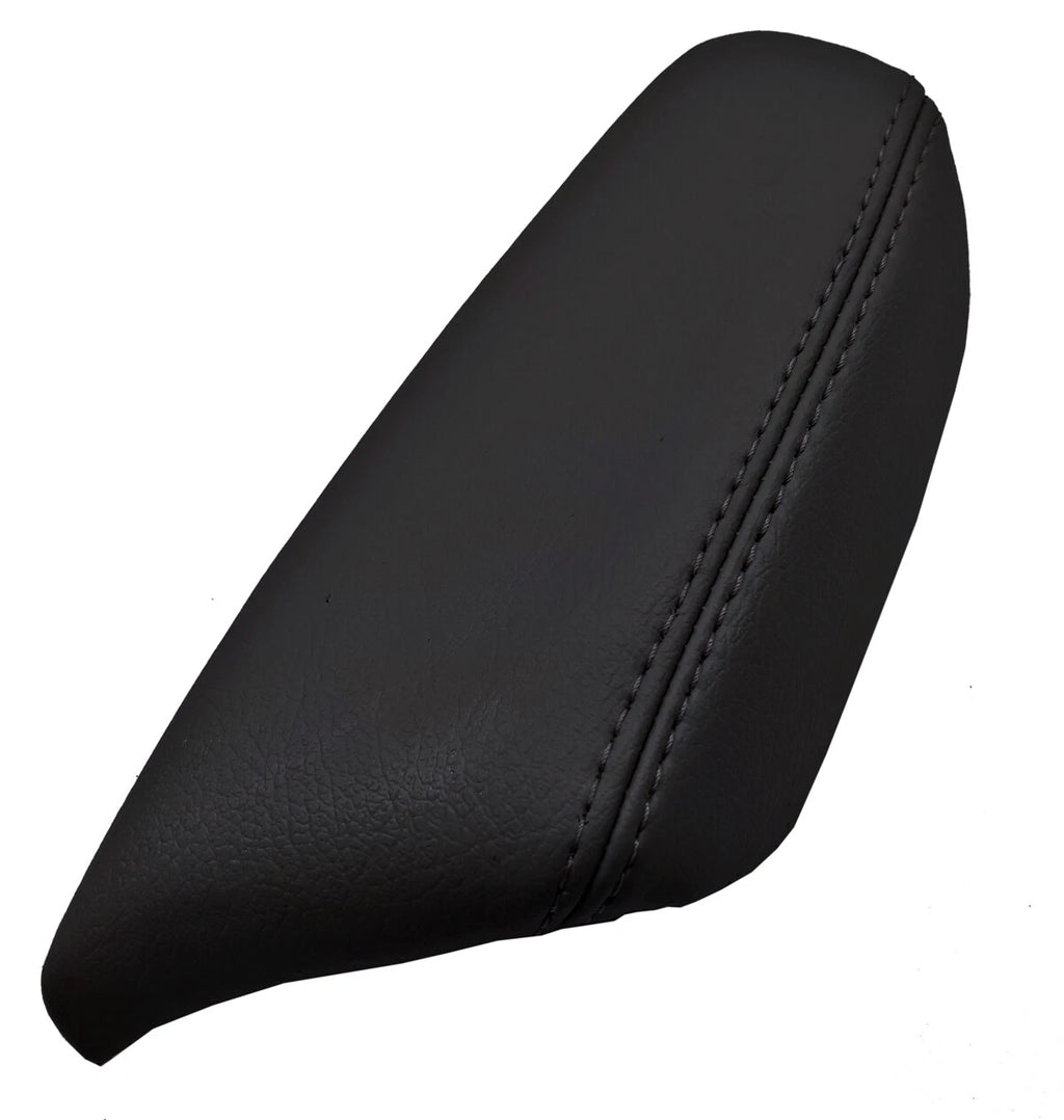Rear Armrest Door Panel Cover for Honda CR-V (2012–2016) Black PVC Leather