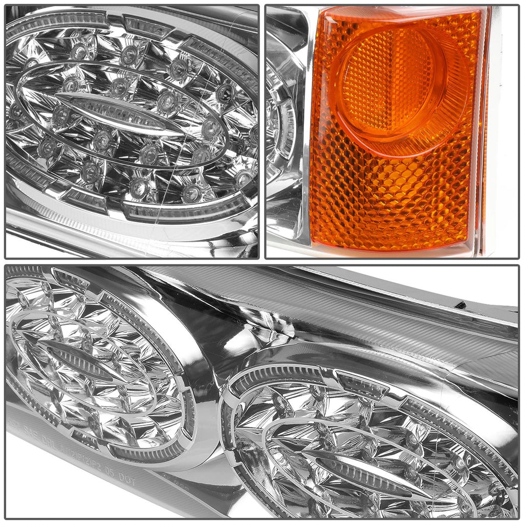 LED Turn Signal Lamps for Chevy Silverado 1500 2500HD 3500HD (2003–2006)