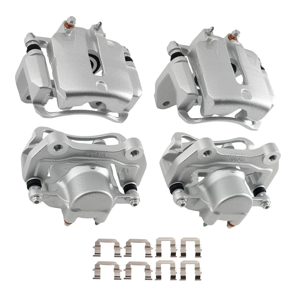 Front Rear Brake Calipers with Bracket for Chevrolet Equinox/GMC Terrain (2010-2017)