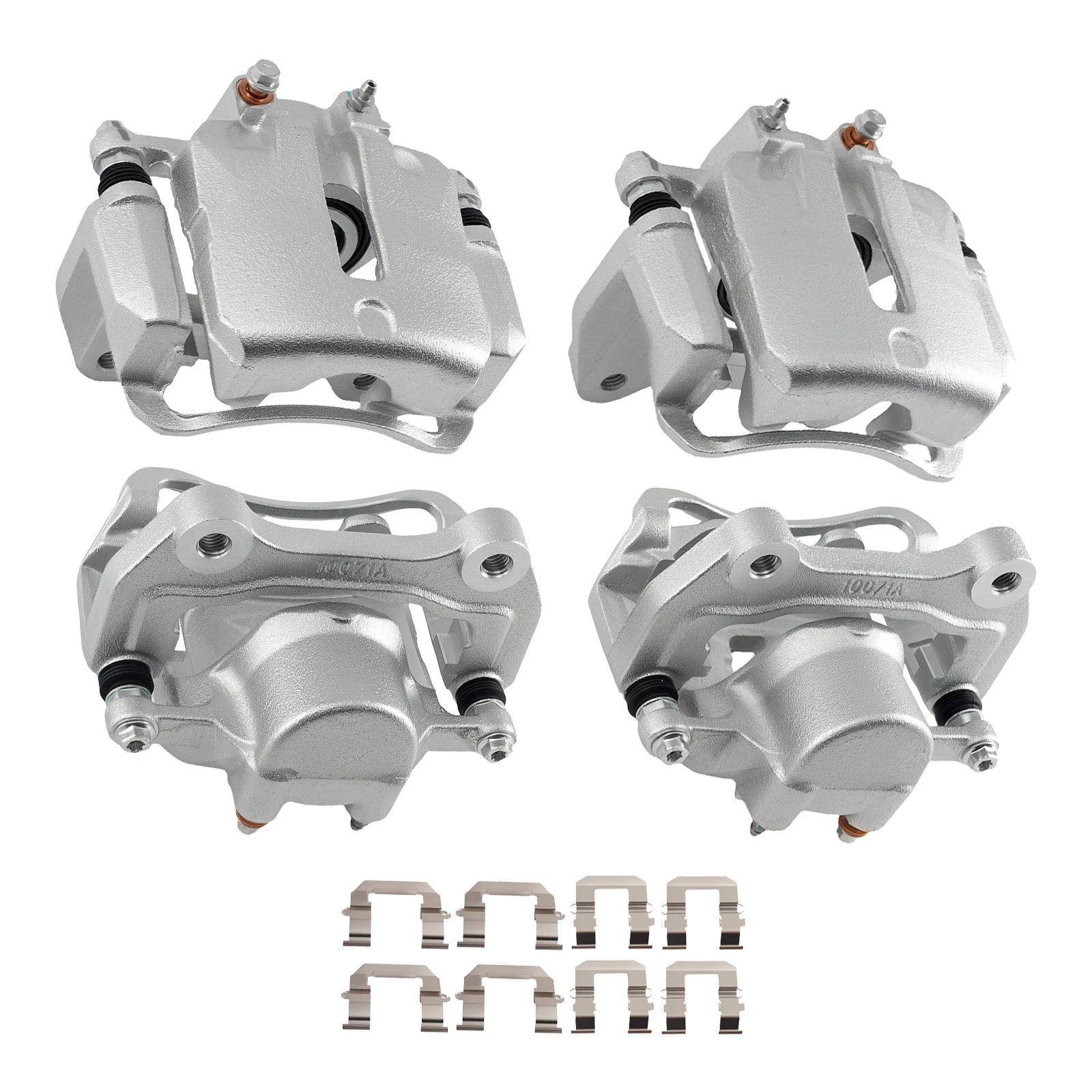 Front Rear Brake Calipers with Bracket for Chevrolet Equinox/GMC Terrain (2010-2017)
