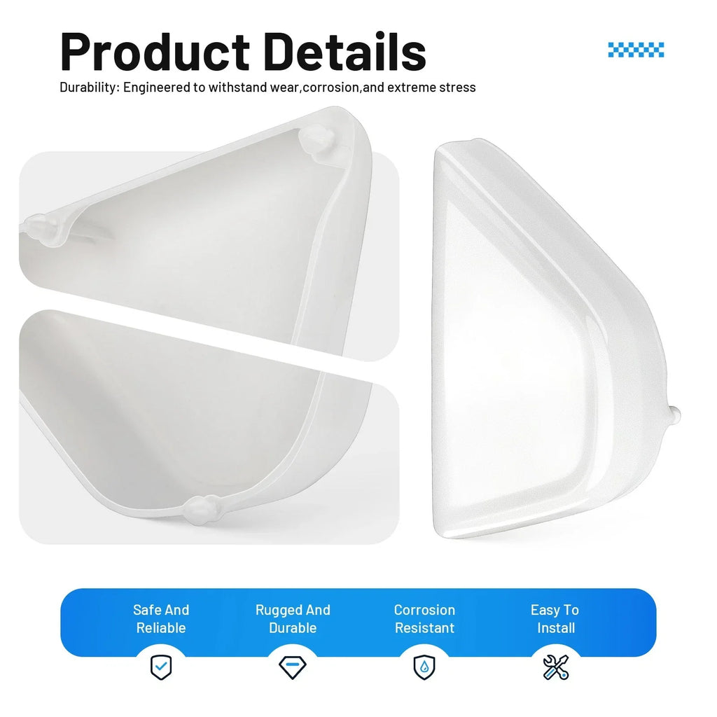 AirBox Left Side Cover White for Honda Z50A Mini Trail (1972–1978)