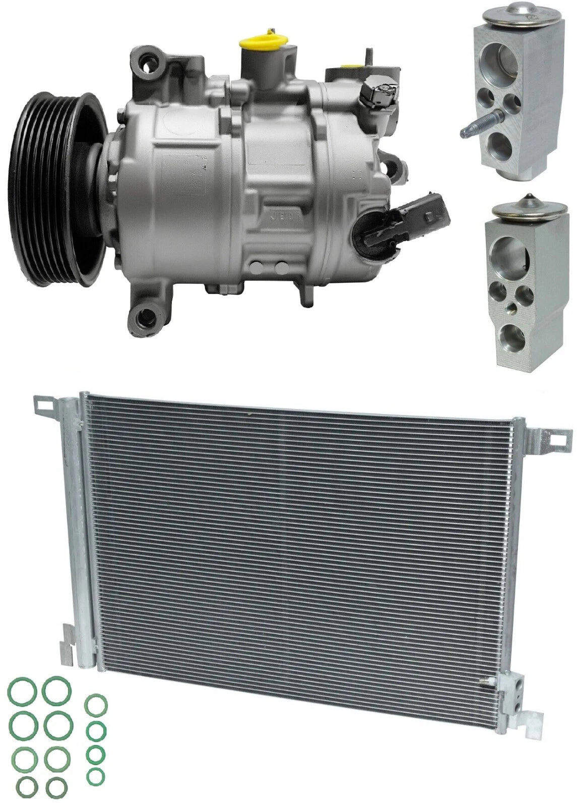 A C Compressor Kit With Condenser for Audi Q7 2.0L (2020–2023)