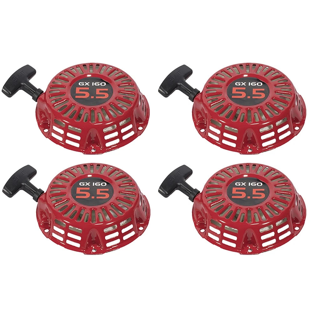 Pull Starter Recoil Assembly for Honda GX160 GX200 (5.5hp 6.5hp) 4-Pack