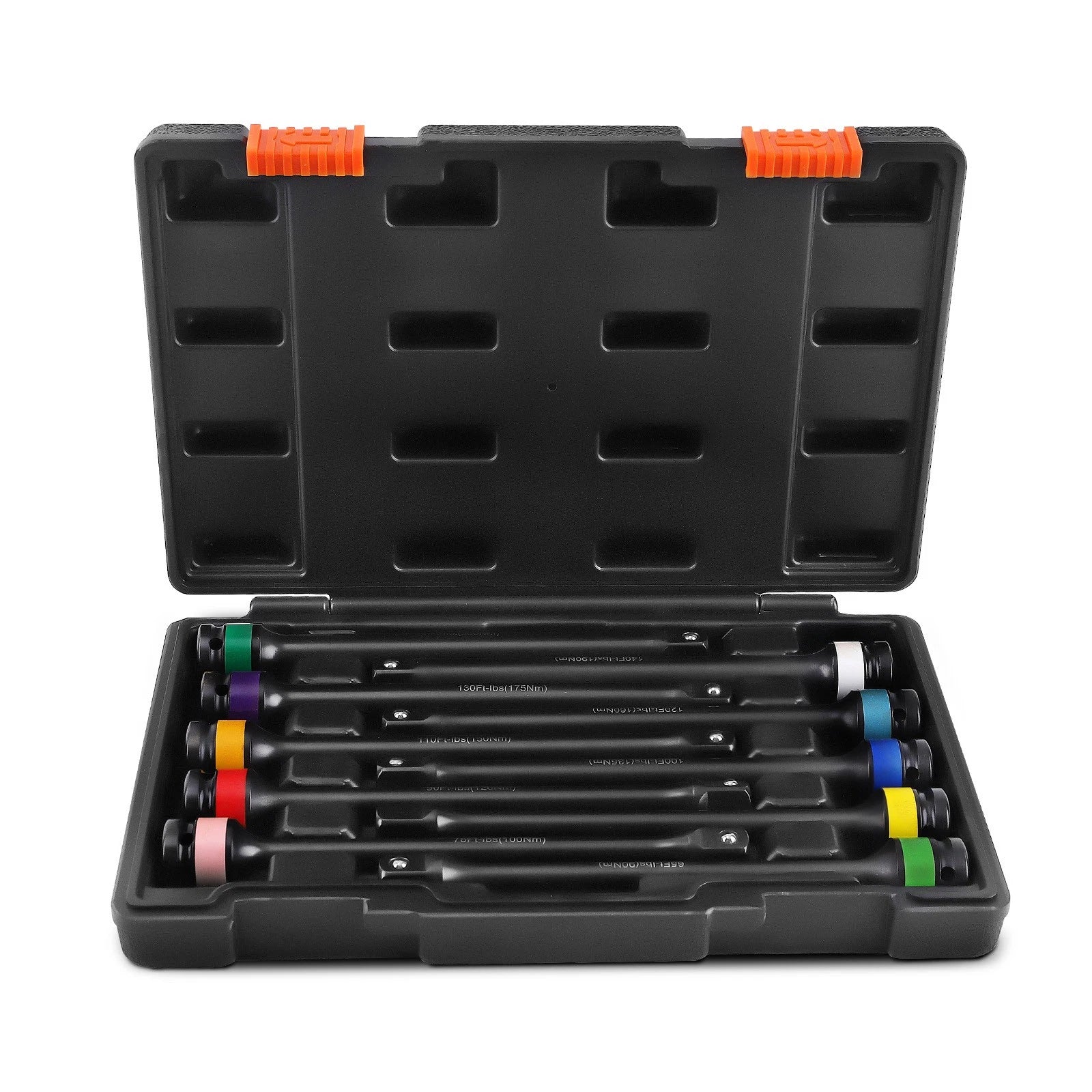10pc Torque Limiting Extension Bar Set for Lug Nut Torque Stick (1/2")
