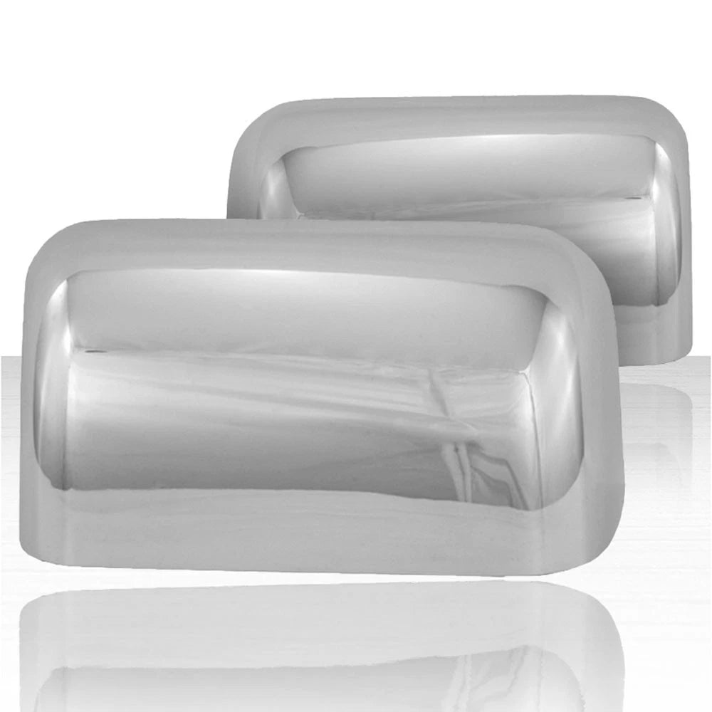 Upper Mirror Cover Set for 2007-2017 Ford Superduty - Chrome - ARFM074