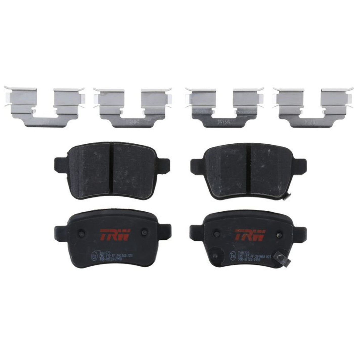 Brake Pad Set for Fiat 500L (2014–2020) Rear